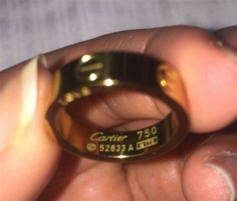 fake cartier ring gold|cartier 750 ring 52833a ito.